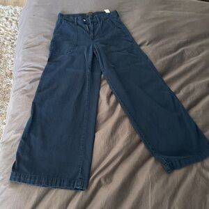 womens banana republic wide leg jean